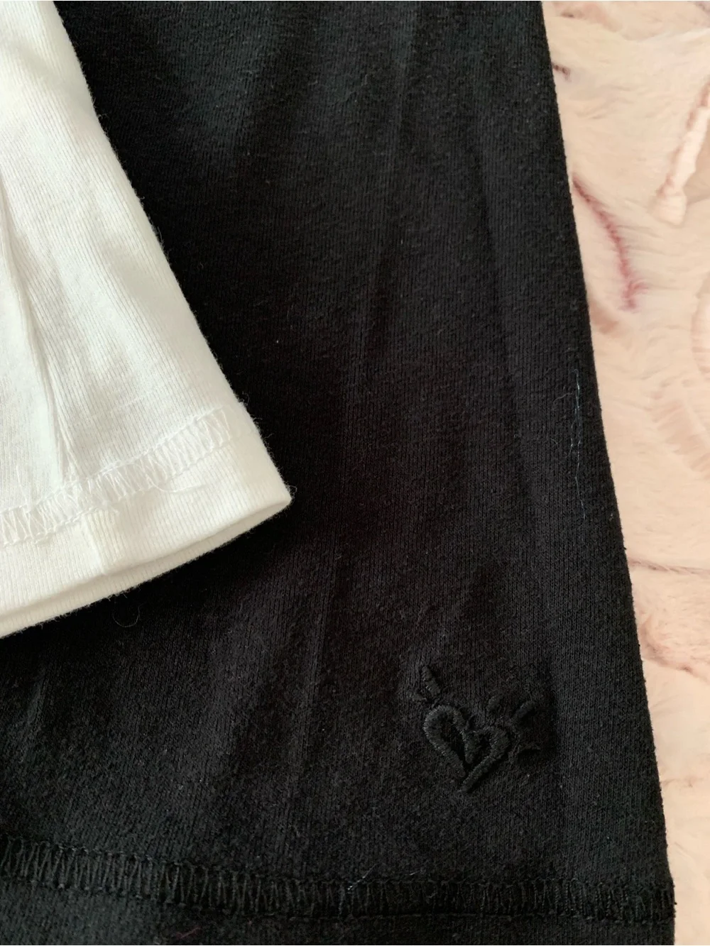 Lot of 3 Justice Tank Tops - Size 14 - Two Black & One White